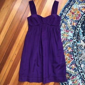 Purple Silk Dress